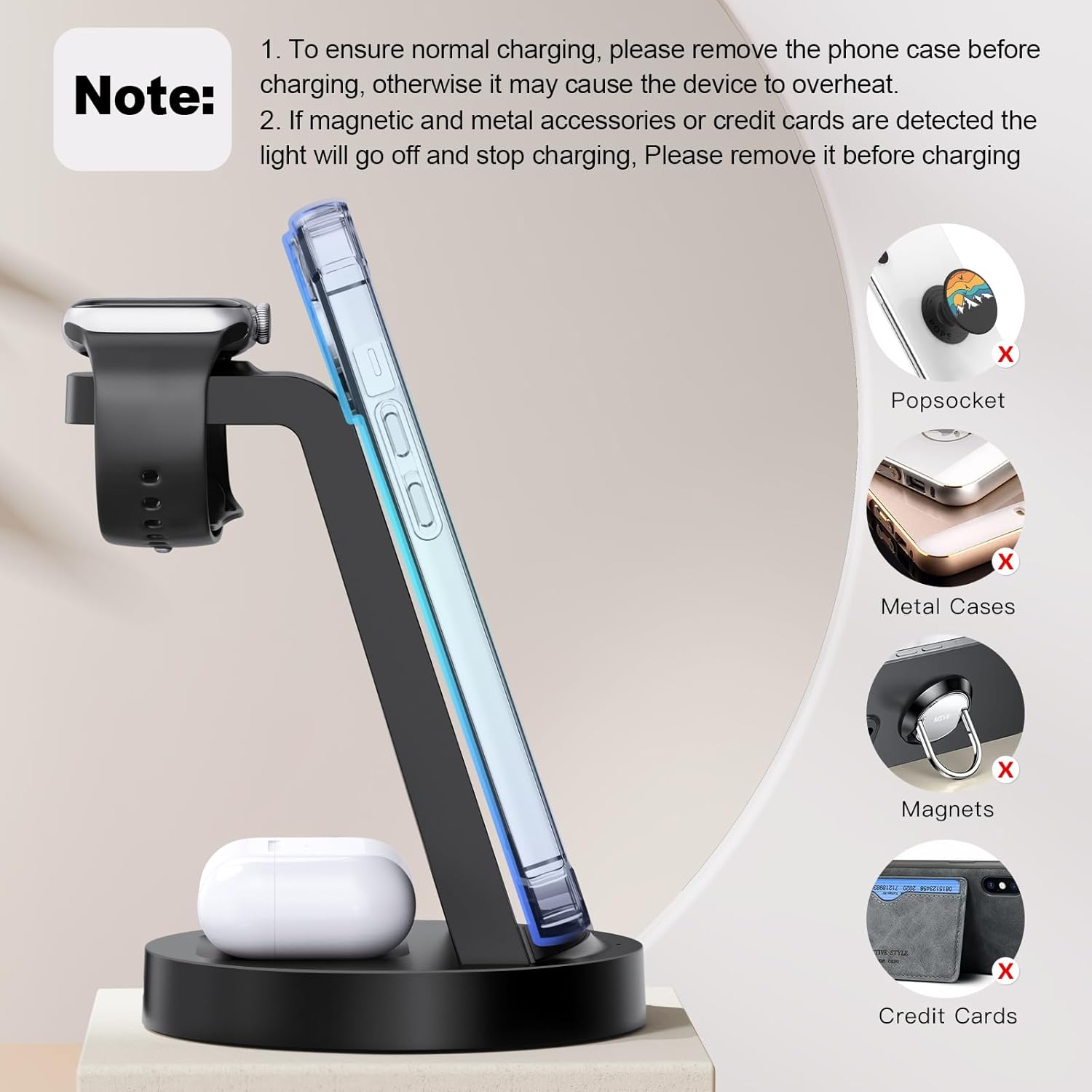 Premium 3-in-1 Wireless Charging Hub™