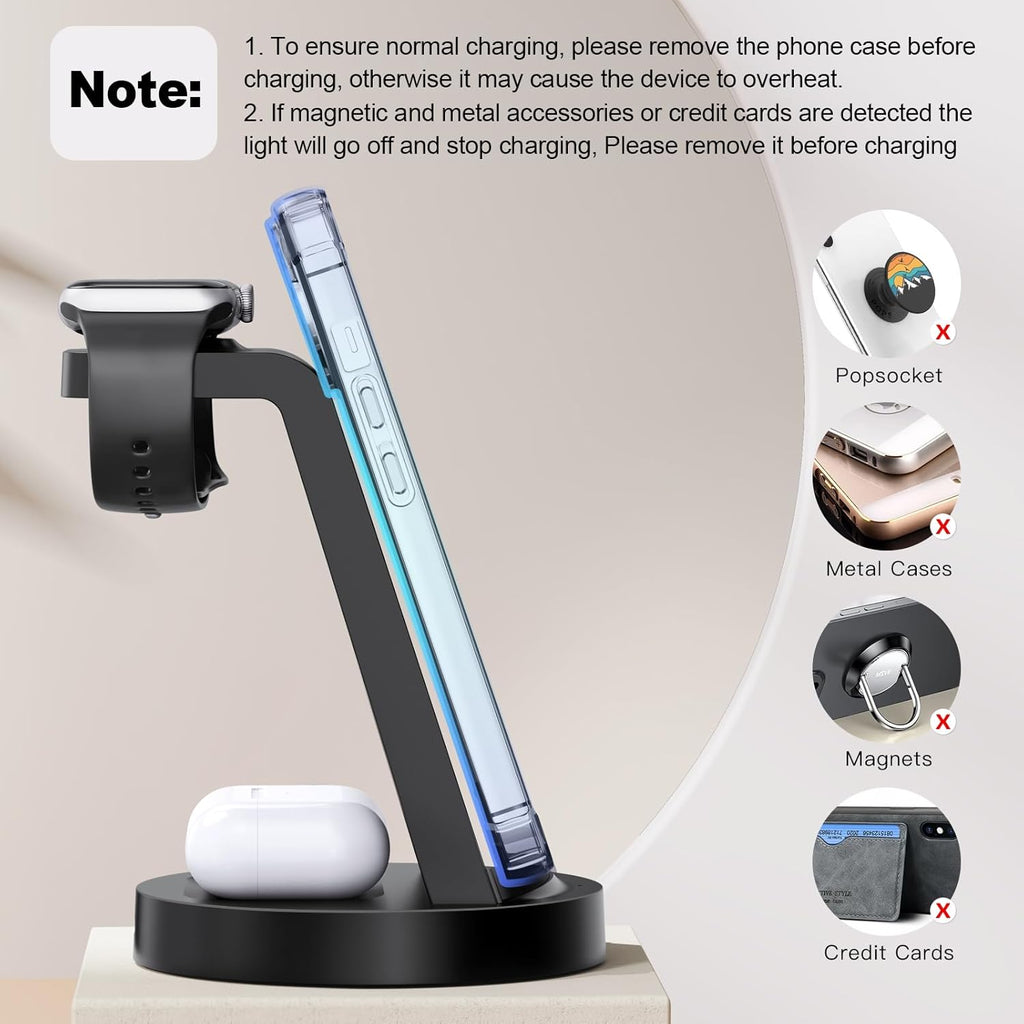 3-in-1 iPhone Wireless Charging Station