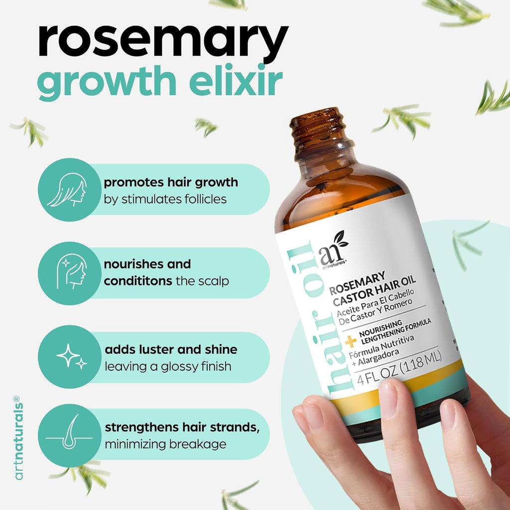 Rosemary Castor Hair Growth Oil