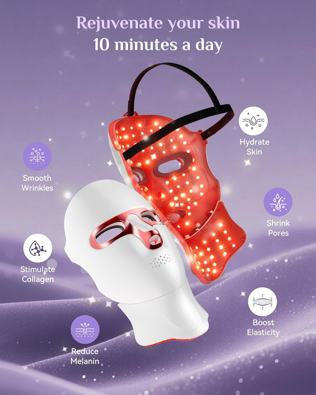 FOLOKE LED Light Therapy Mask